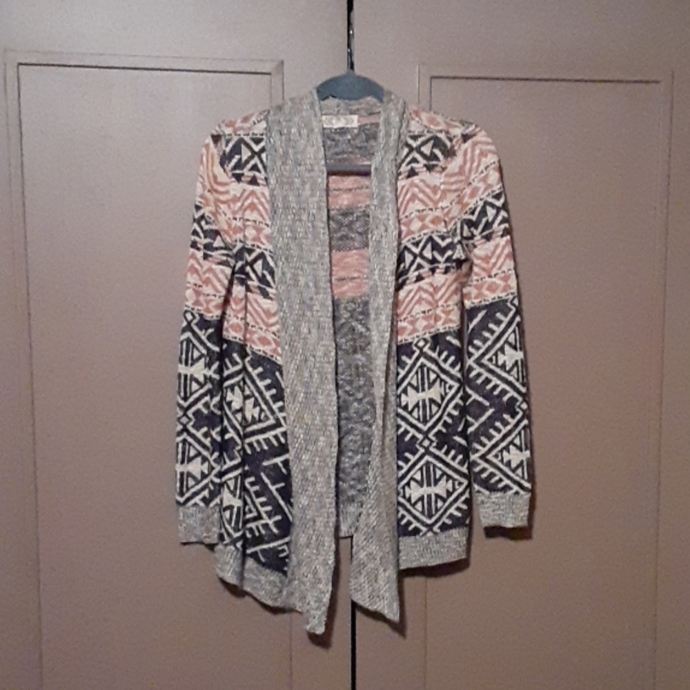 Pink rose cardigan